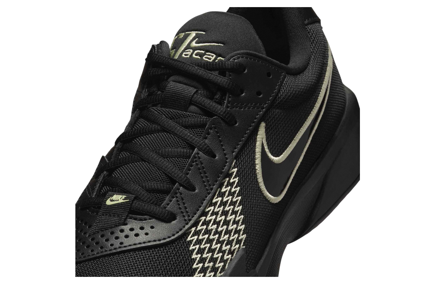 Nike Air Zoom G.T. Cut Academy Black and Gold Sneakers GT Cut Academy Triple Black Basketball Shoes | TikTok main image 4