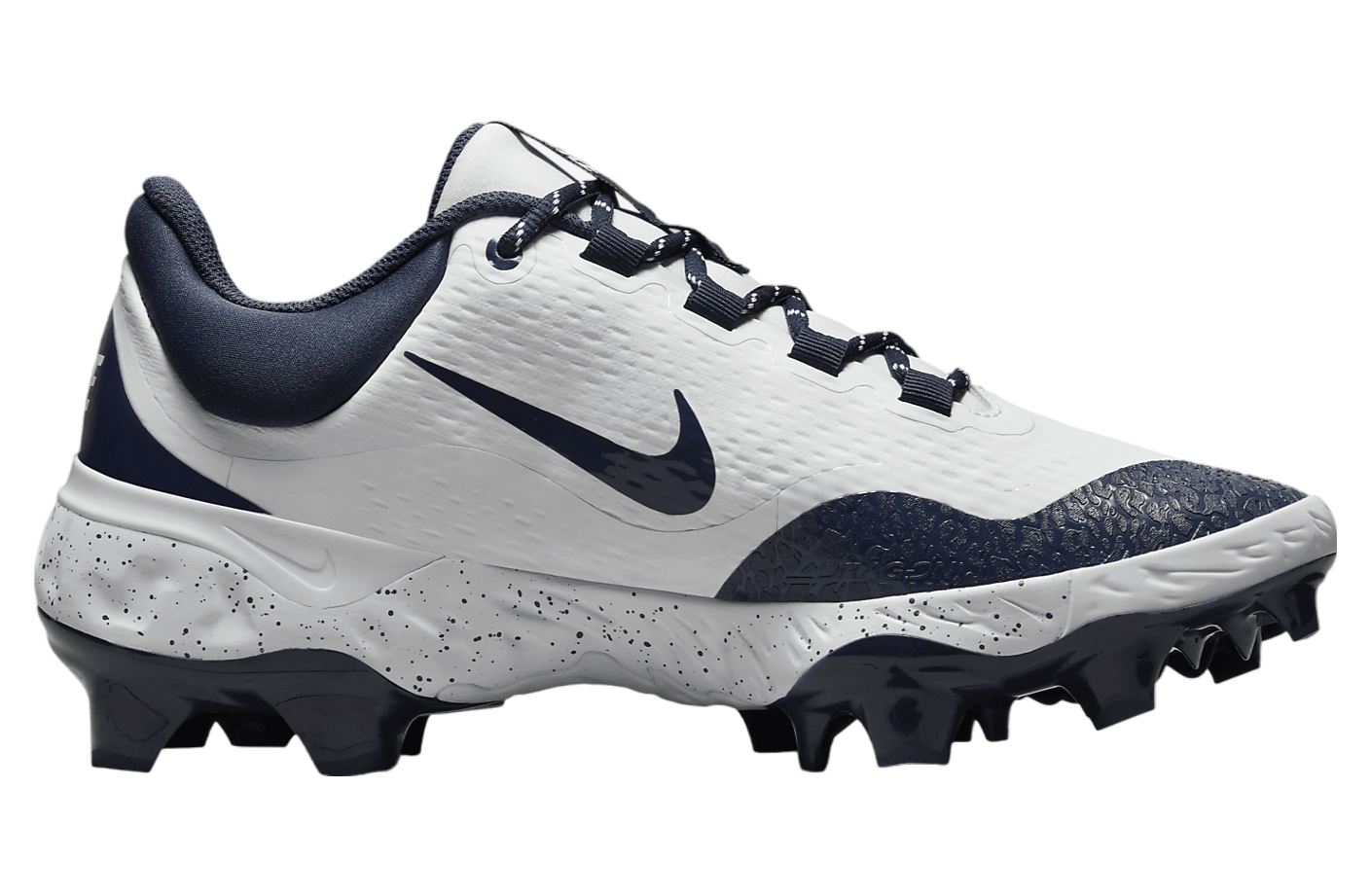 Nike Alpha Huarache Elite 4 Low Mcs White / Midnight Navy | Kixify