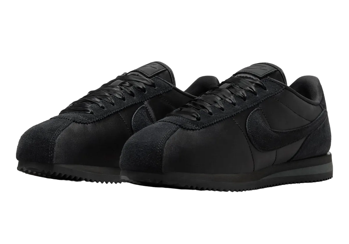 Nike Cortez Black Satin - Sep 2024 - FV5420-002 - KicksOnFire.com