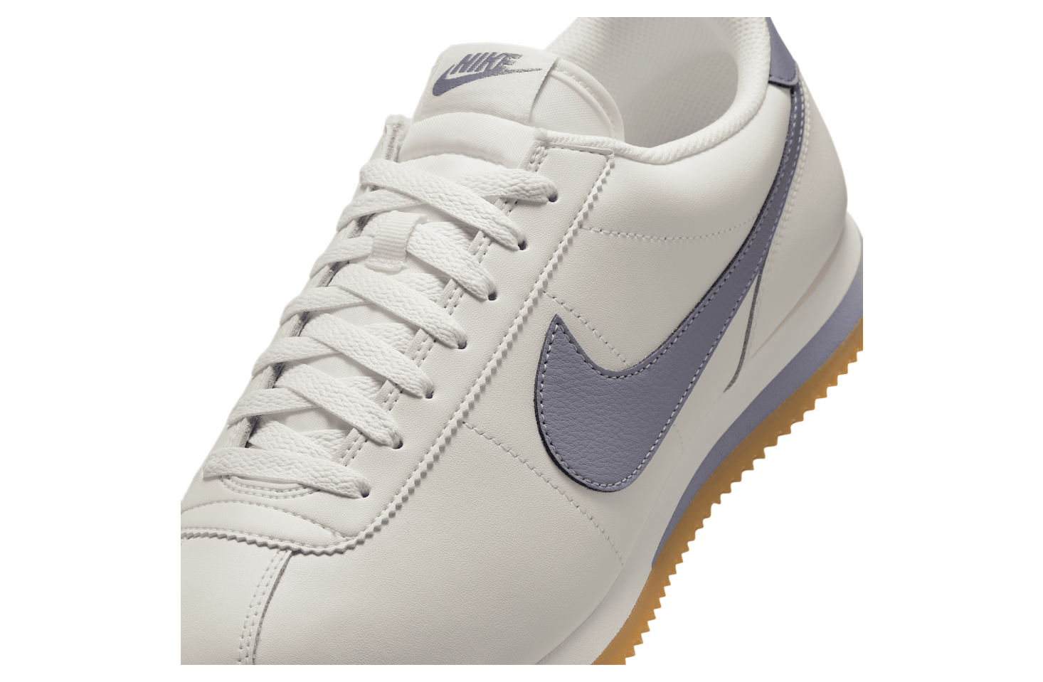 Nike Cortez Leather Sail / Gum Yellow / Cement Gray