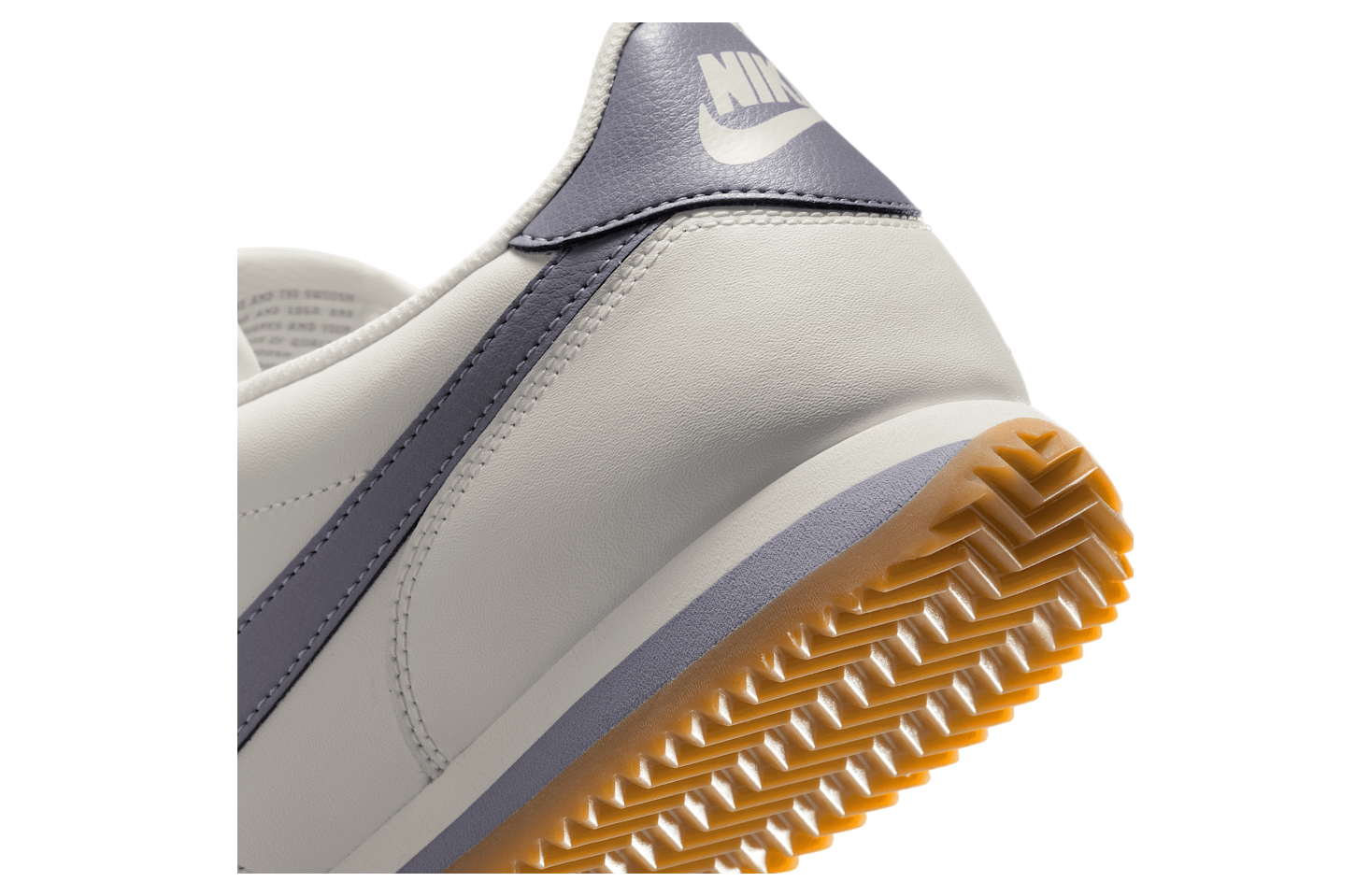 Nike Cortez Leather Sail / Gum Yellow / Cement Gray