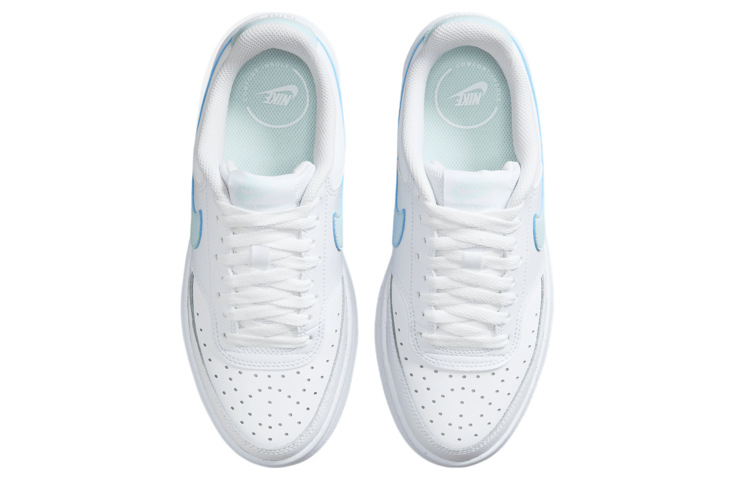 Nike Court Vision Alta WMNS White / Glacier Blue - Jul 2024 