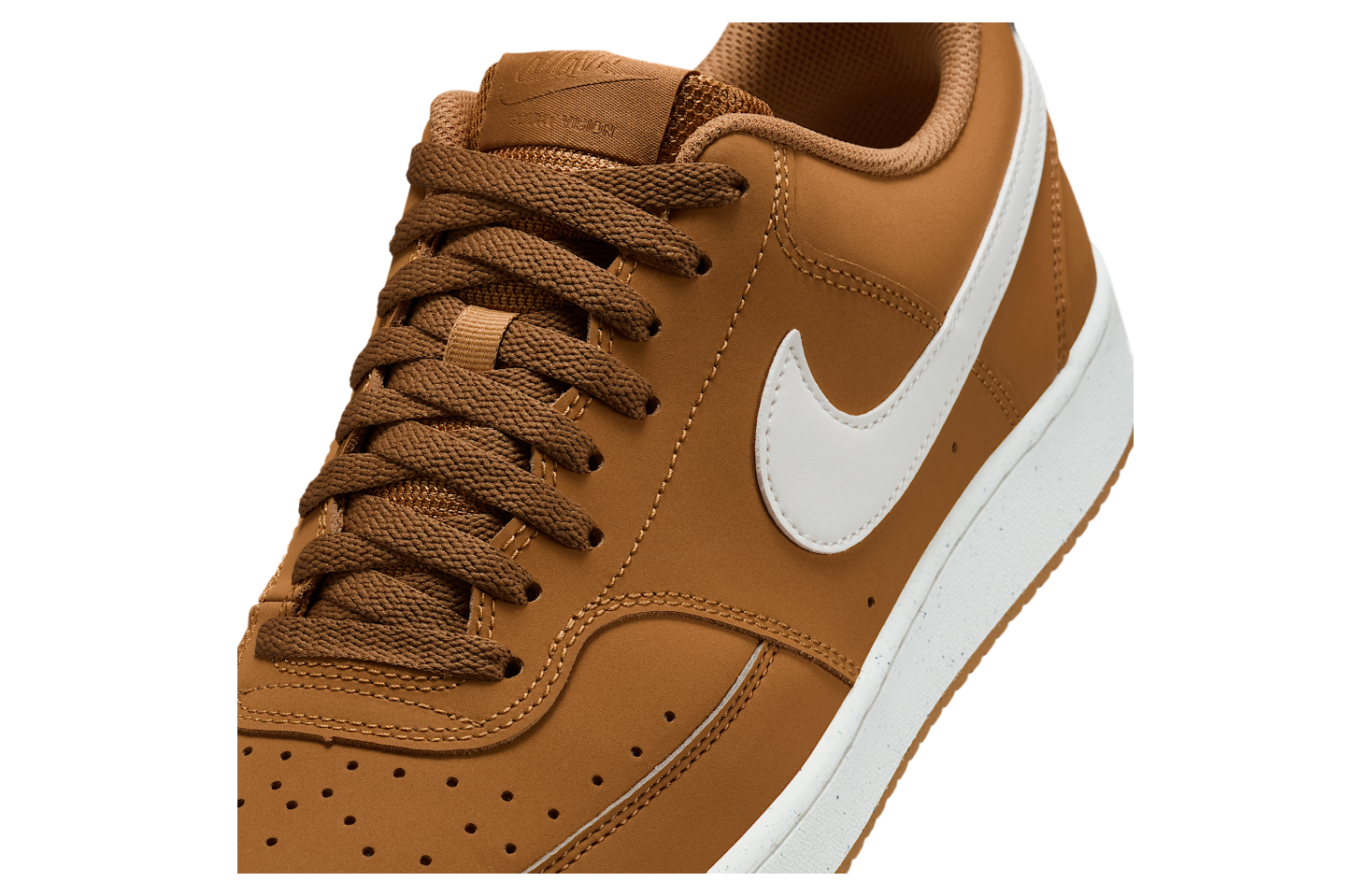 Nike Court Vision Low V2 NBK Nubuck Shoes Wheat Sail Men\'s Size 8 HV8139-700 Nike Court Vision Low V2 Nubuck HV8139-700 | Mercari main image 2