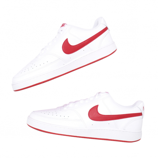 Nike Court Vision Low White University Red
