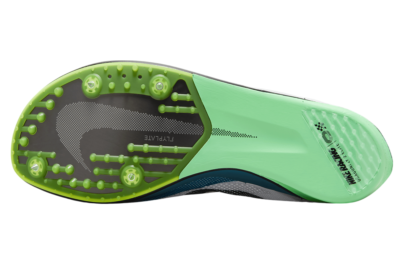 Nike ZoomX Dragonfly 2 Elite NBY Spruce FZ9315-102 Track Spikes Nike Dragonfly 2 Elite Track & Field Distance Spikes. Nike.com main image 2