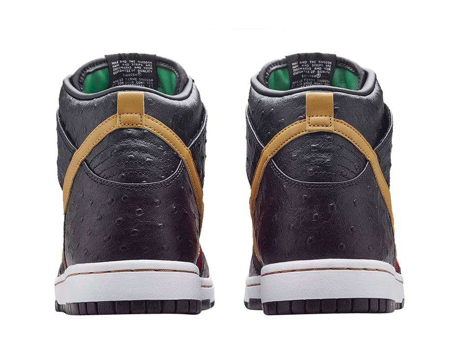 Nike Dunk High CMFT PRM - Black / Flat Gold