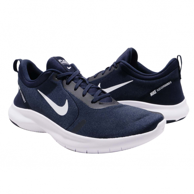 Nike Flex Experience RN 8 Midnight Navy White | KicksOnFire display picture 3