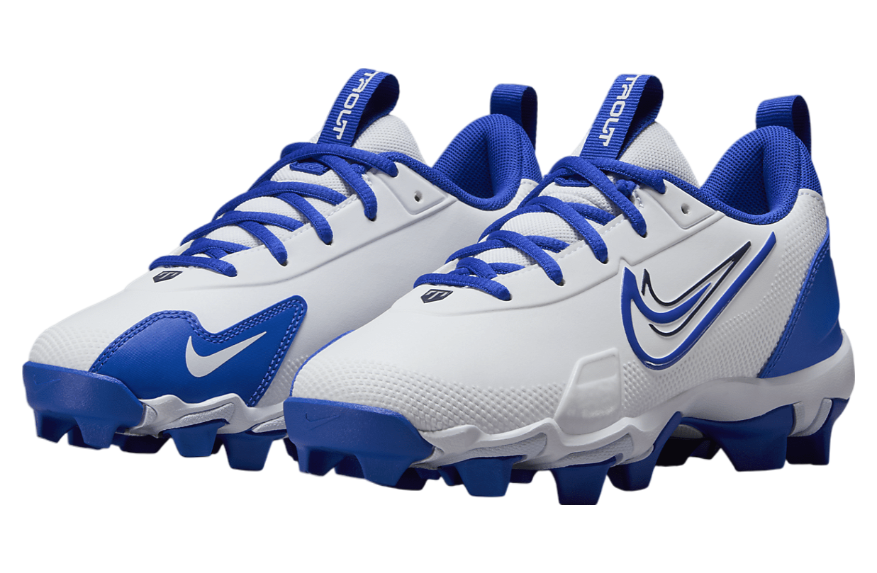 Spikes Nike {9 - 42.5} Force Trout 9 Keystone - Blanco con azul- Goma