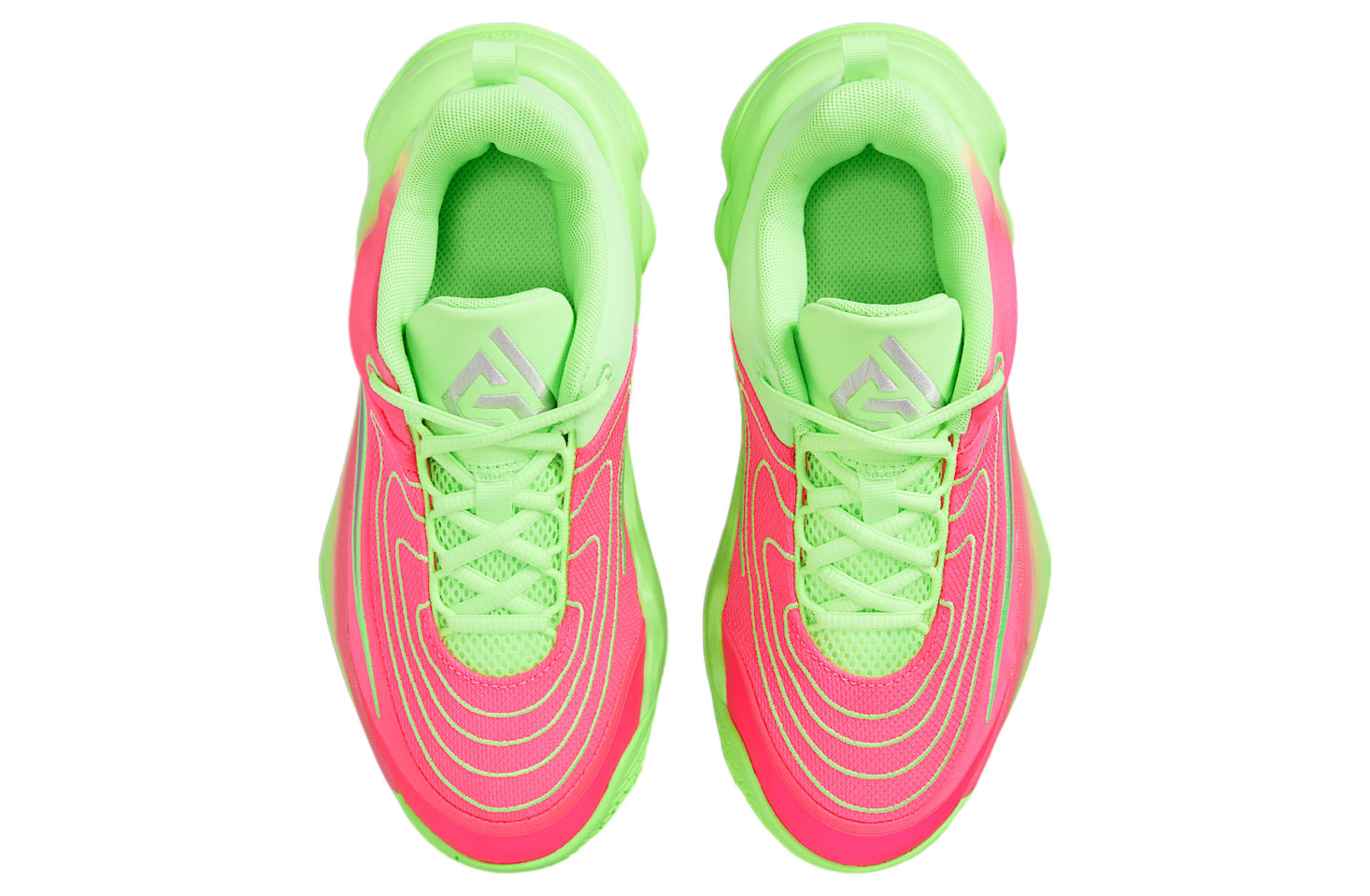 New Men’s Nike Giannis Immortality 4 Neon Pink & Lime Green Sneakers Size 11 1/2 Nike Giannis Immortality 4 GS Lime Blast / Hyper Pink - Apr  main image 2