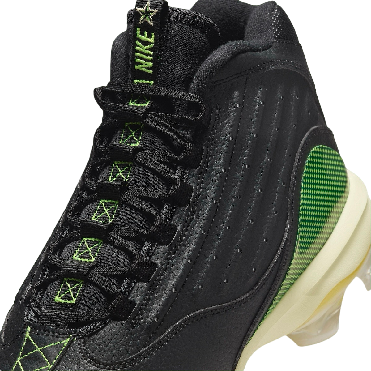 Nike Griffey 2 MCS Baseball Cleats Black Volt HF1579-001 Men\'s Size 10 Nike Air Griffey 2 MCS Volt Black Baseball Cleats Mens Size  main image 3