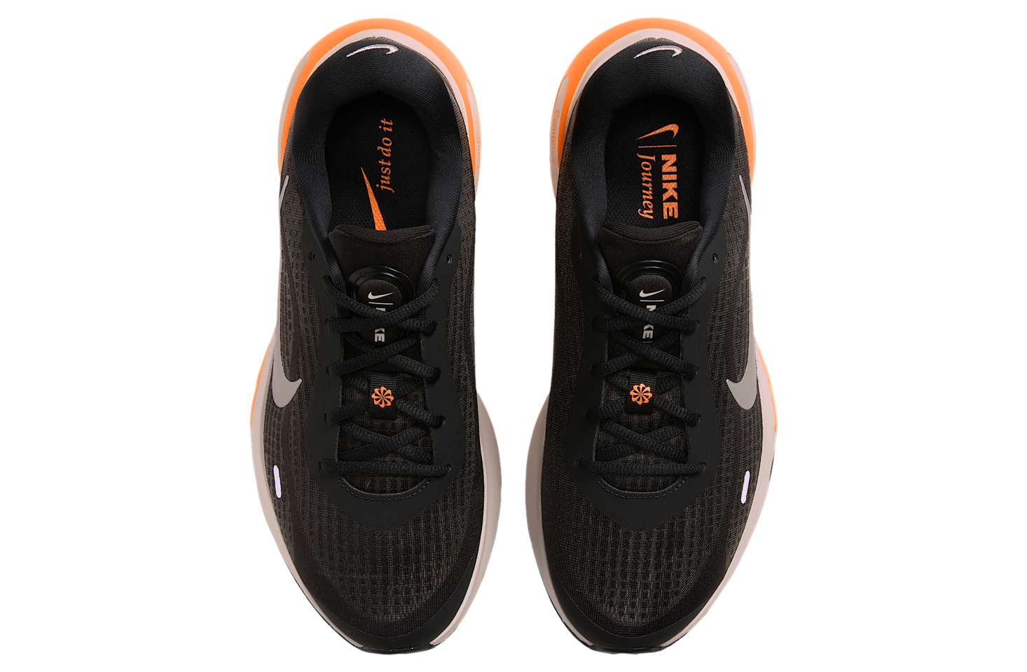 Nike Journey Run Black / Total Orange