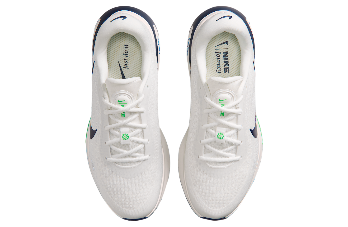 Nike Journey Run Summit White / Green Spark