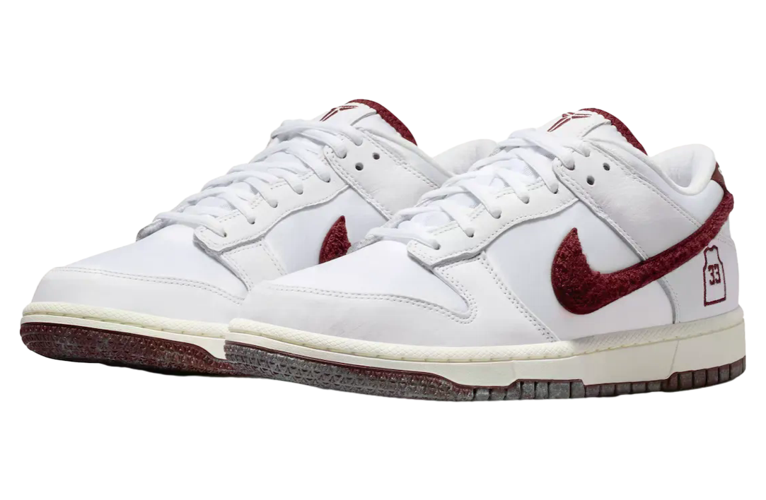 Nike Kobe Mambacita Dunk Low Protro White Red 11.5 Kobe Bryant Gigi 33 (077) Size 11.5 - Nike Kobe Dunk Protro Low Lower Merion Aces Home  main image 4
