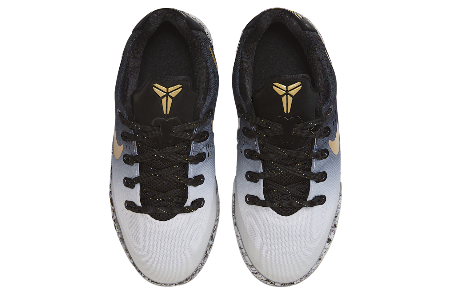 Nike Kobe IX GS Black / White / Metallic Gold