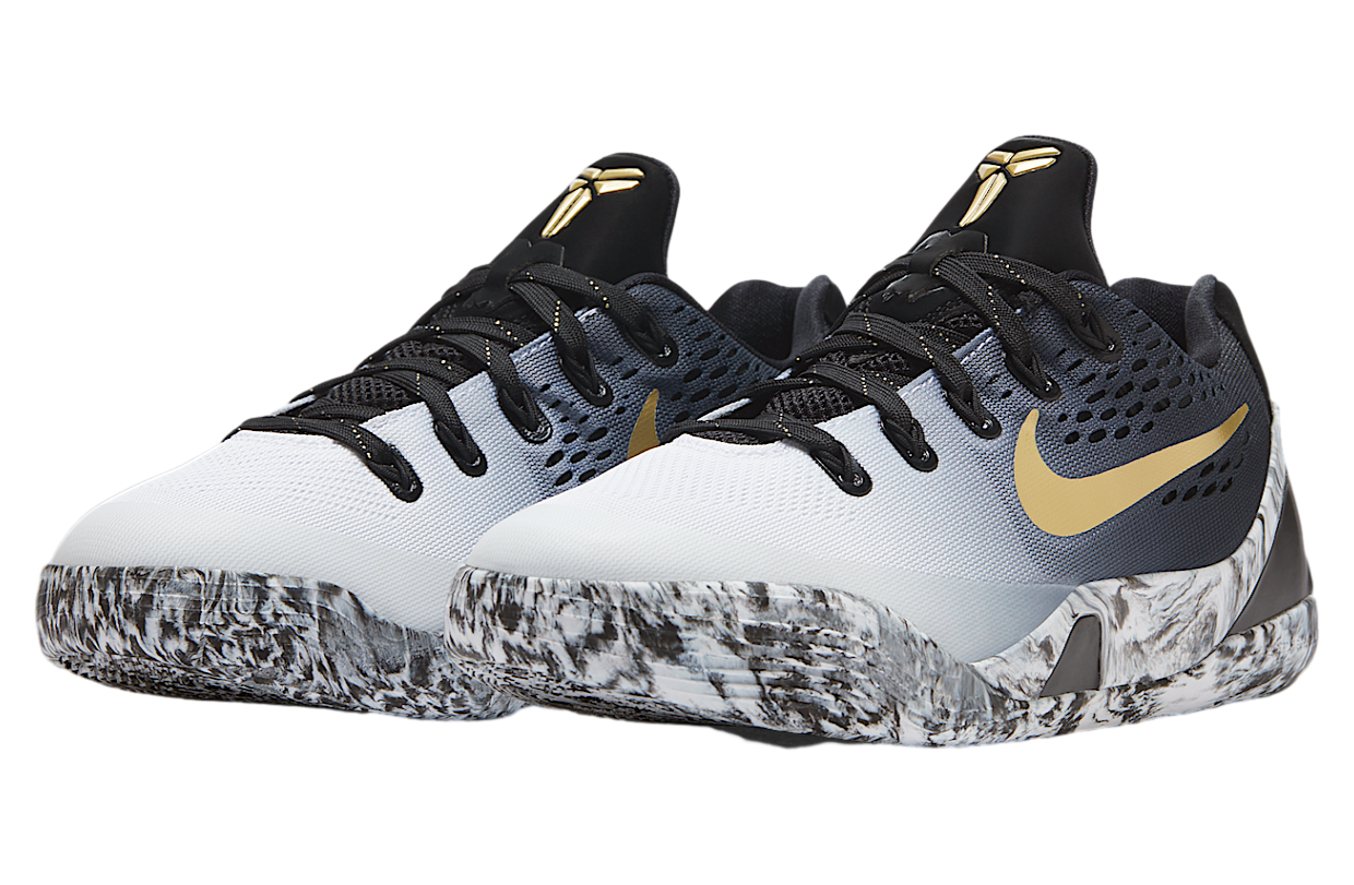 Nike Kobe IX GS Black / White / Metallic Gold