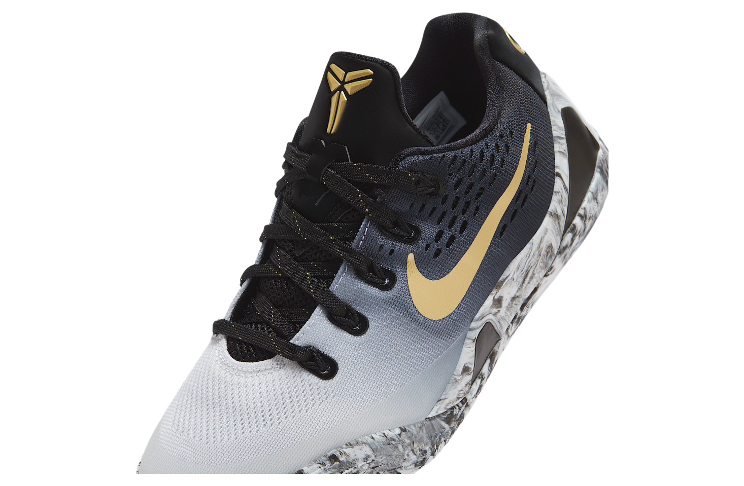 Nike Kobe IX GS Black / White / Metallic Gold