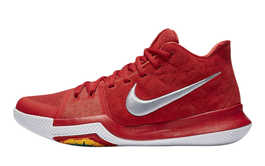 Nike Kyrie 3 University Red Suede