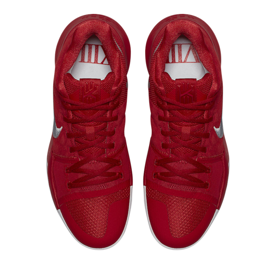 Nike Kyrie 3 University Red Suede