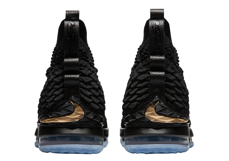 Nike LeBron 15 Black Metallic Gold