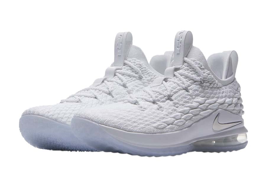 Nike LeBron 15 Low White Metallic