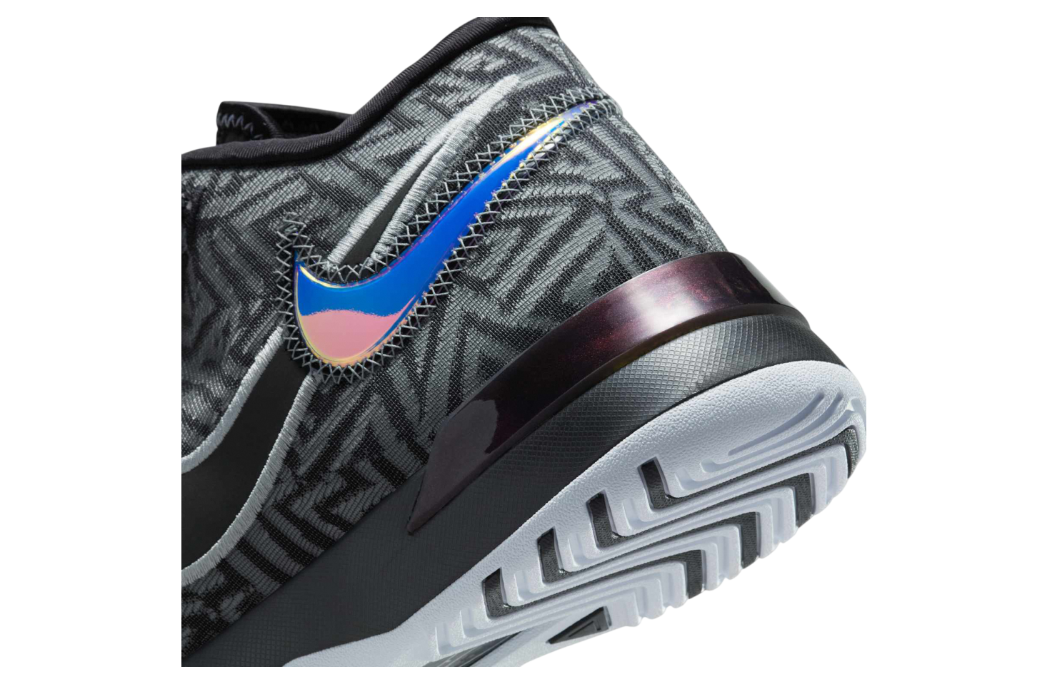 NEW NIKE LBJ NXXT GENISUS BLACK/SMOKE GRAY/WHITE BASKETBALL SPORTY SNEAKERS 12 Nike LeBron NXXT Genisus EP Black / Lt Smoke Grey - Feb 2025  main image 3