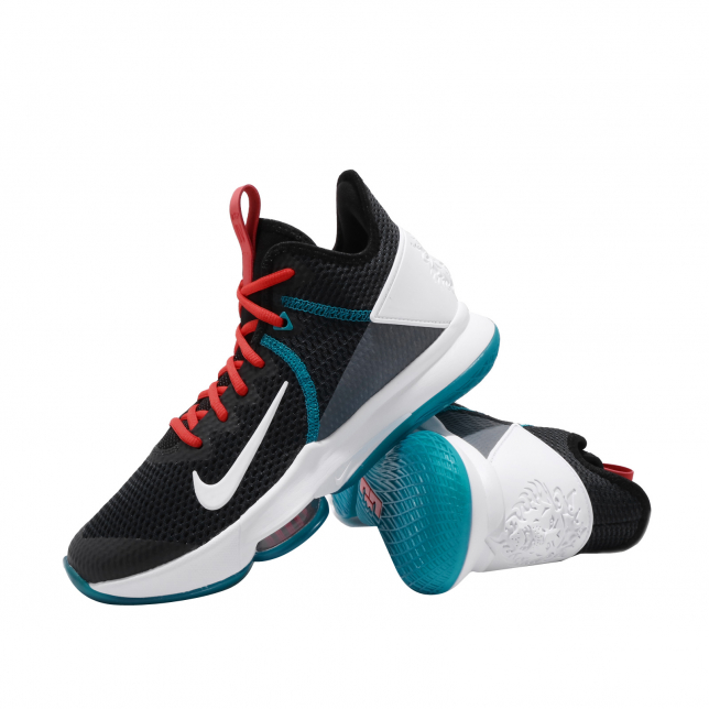 Nike LeBron Witness 4 EP Black White Chile Red