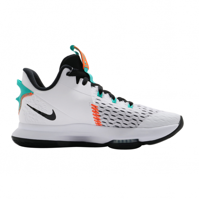Nike LeBron Witness 5 EP White Black Clear Jade