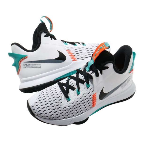 Nike LeBron Witness 5 EP White Black Clear Jade