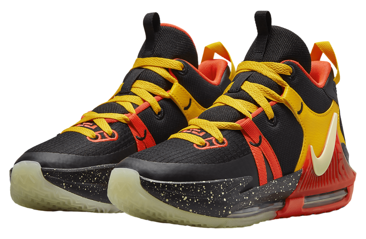 Nike LeBron Witness VII GS Black / Barely Volt