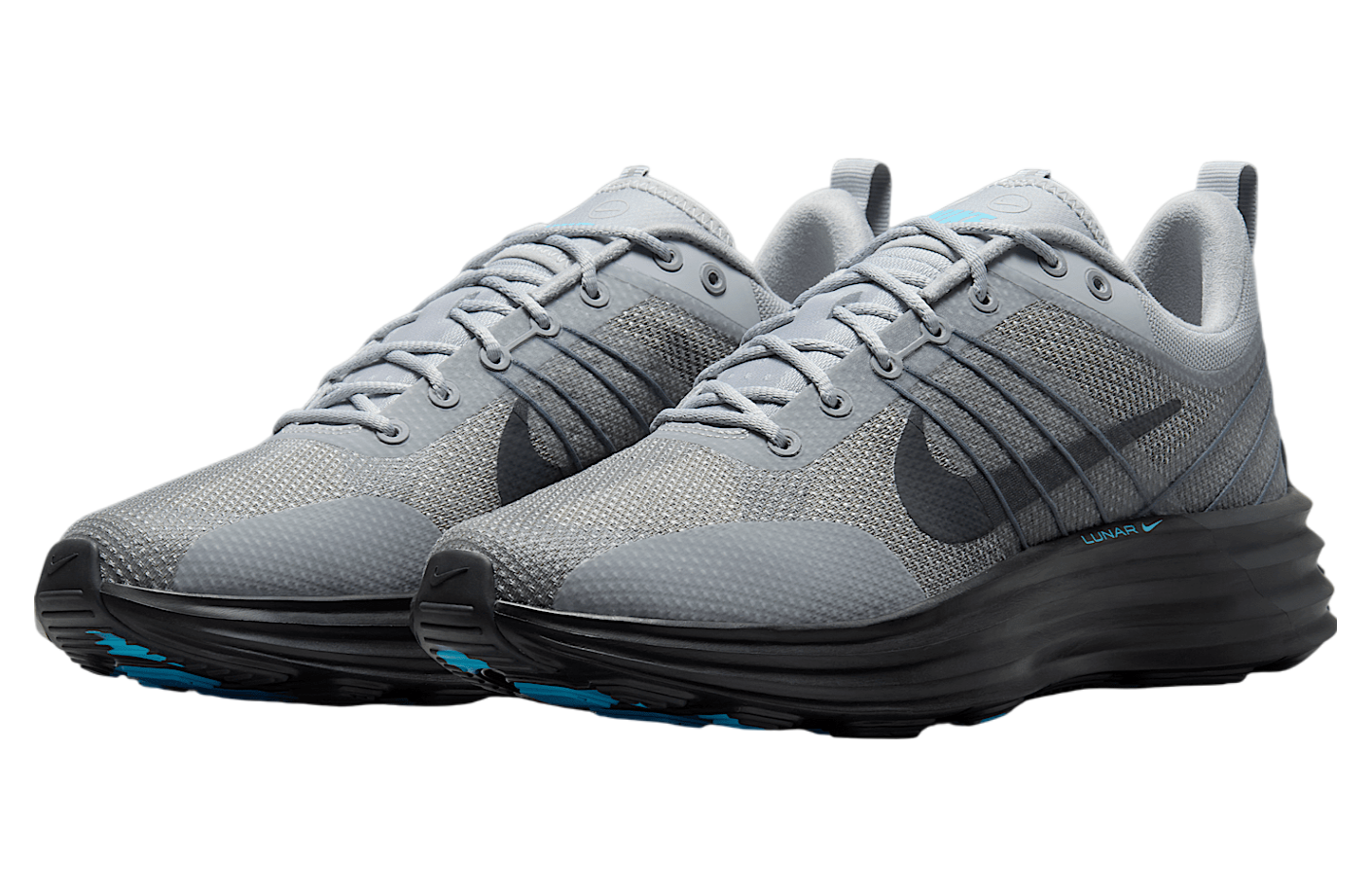 Nike Lunar Flash+ \'Volt Cool Grey\' Athletic Sneakers‎ Mens Size 8.5 Neon Shoes Nike Lunar Roam Premium Black Men main image 3