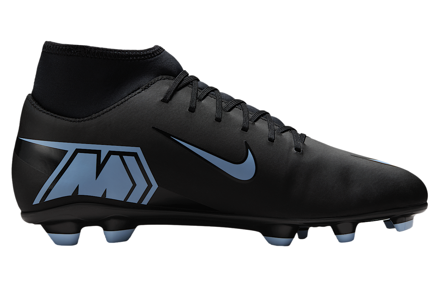 Nike Mercurial Superfly 10 Club High MG Black / Ice Blue