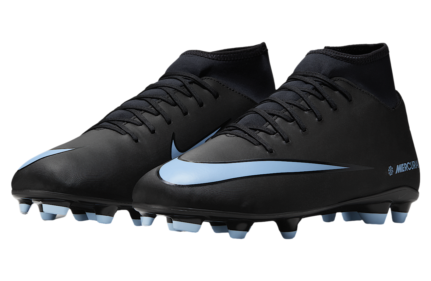 Nike Mercurial Superfly 10 Club High MG Black / Ice Blue