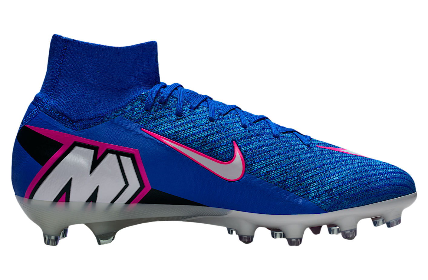 Nike Mercurial Superfly 10 Elite High AG Racer Blue / White