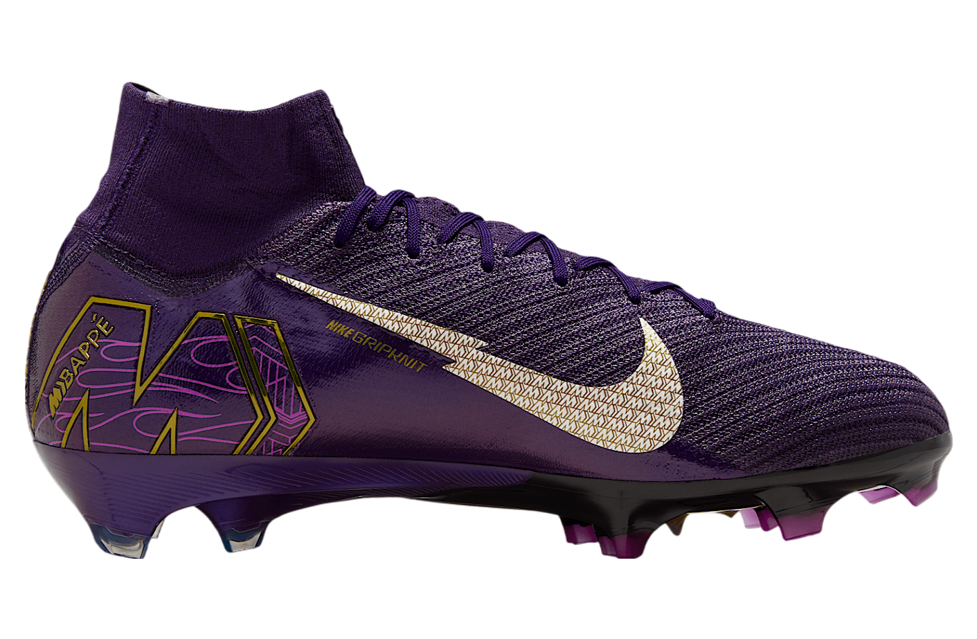 Nike Mercurial Superfly 10 Elite Kylian Mbappé High FG Grand Purple / Pale Ivory