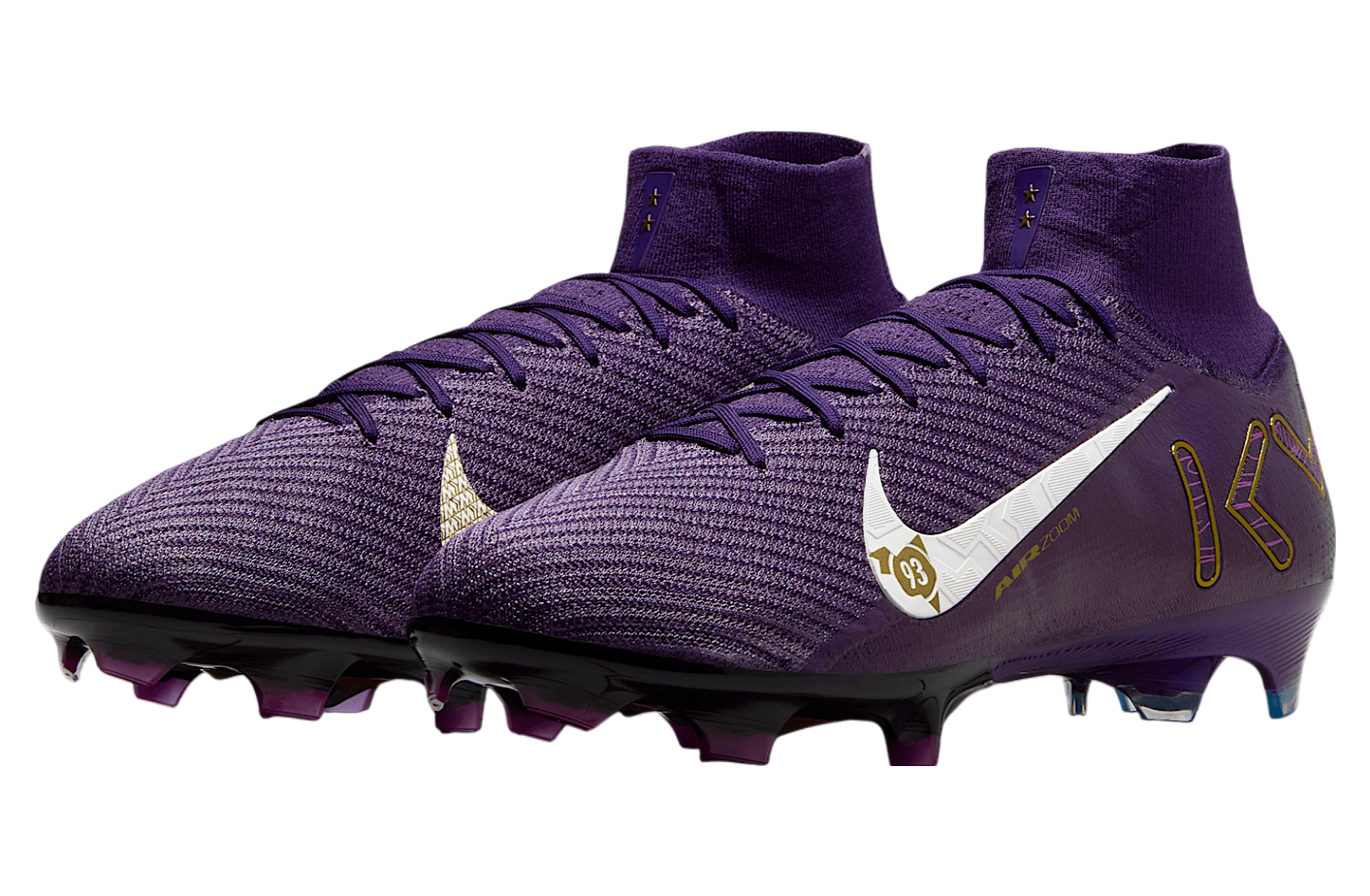 Nike Mercurial Superfly 10 Elite Kylian Mbappé High FG Grand Purple / Pale Ivory
