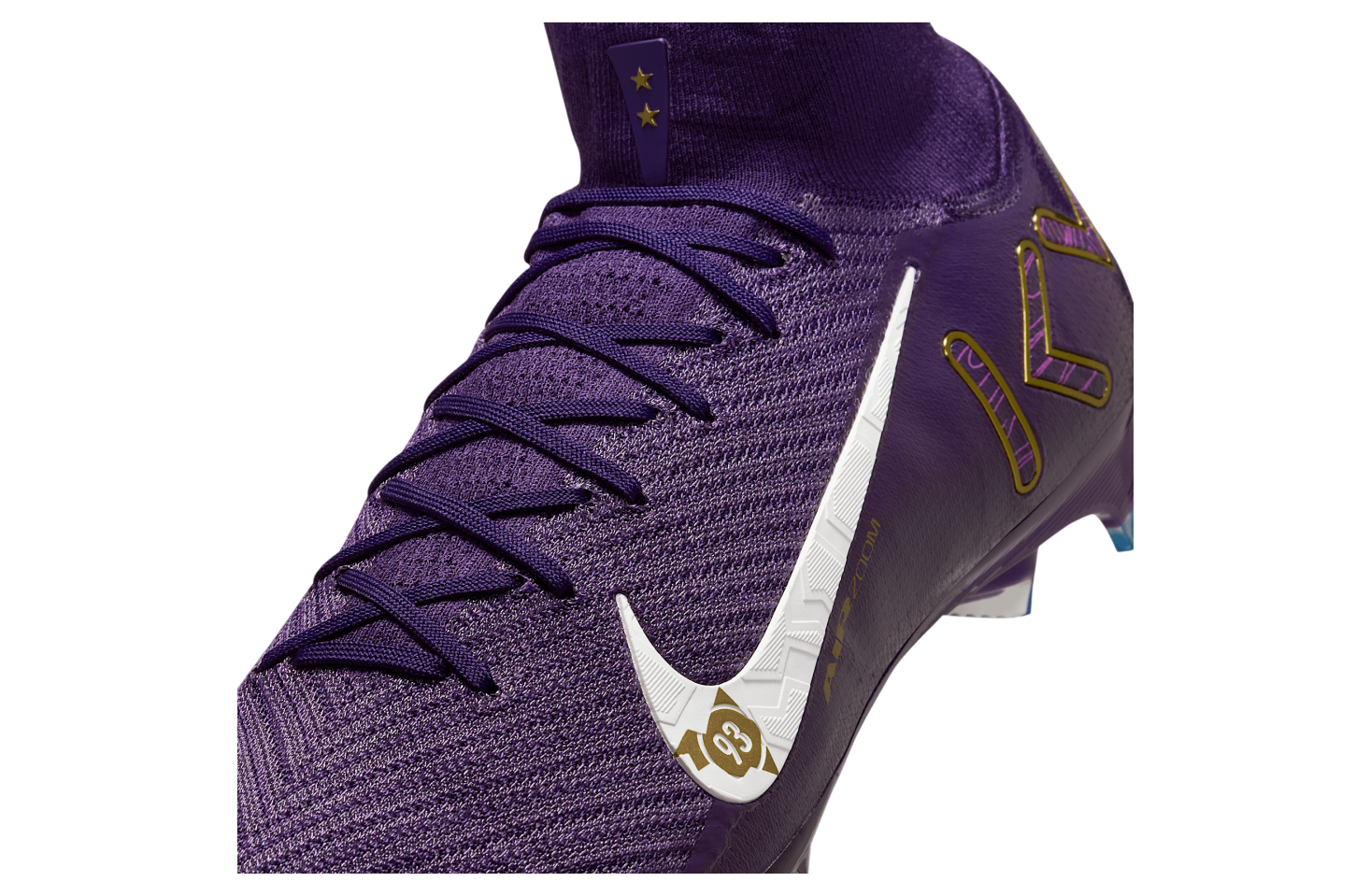 Nike Mercurial Superfly 10 Elite Kylian Mbappé High FG Grand Purple / Pale Ivory
