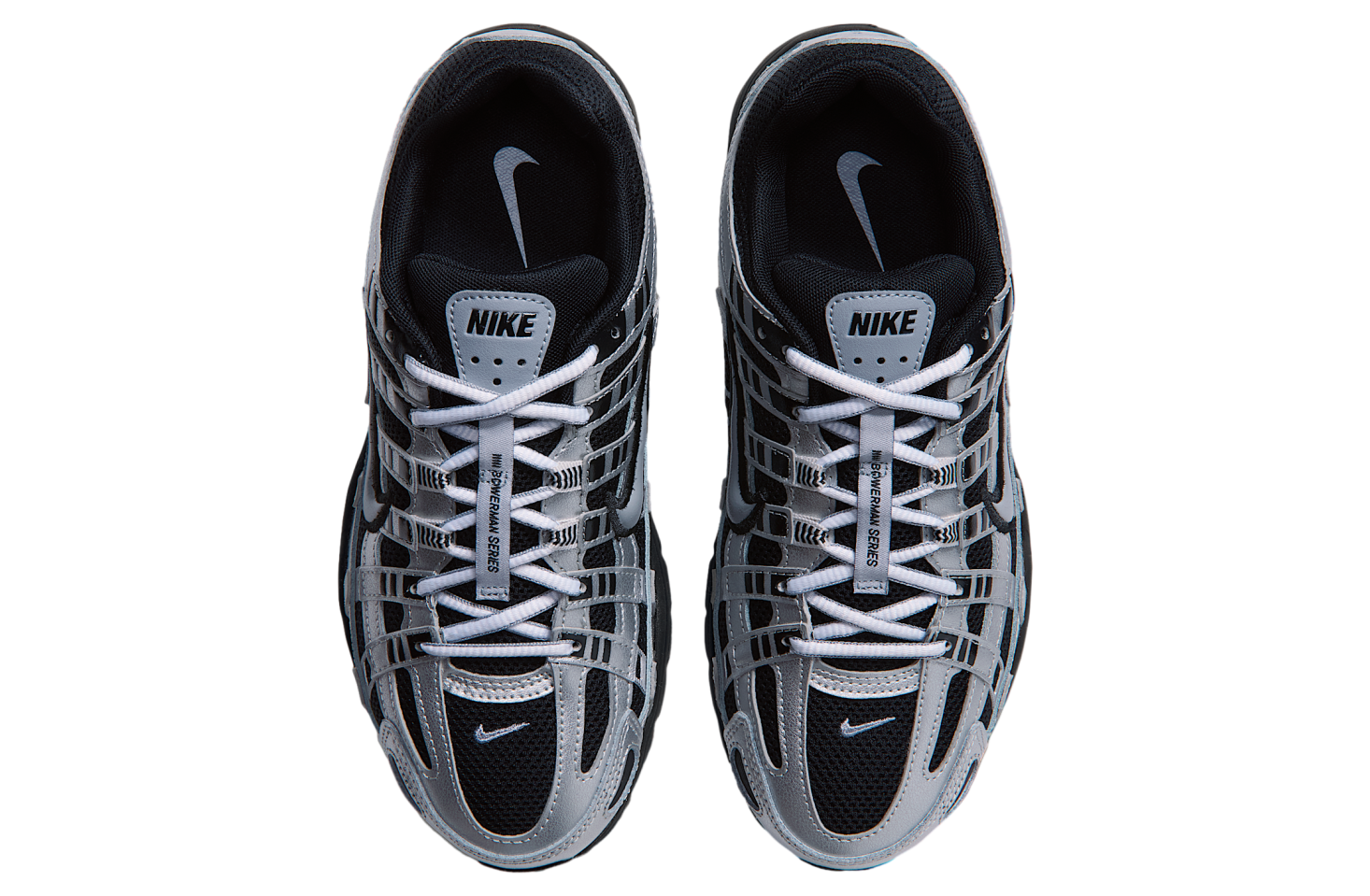 Nike P-6000 WMNS Black / Metallic Silver