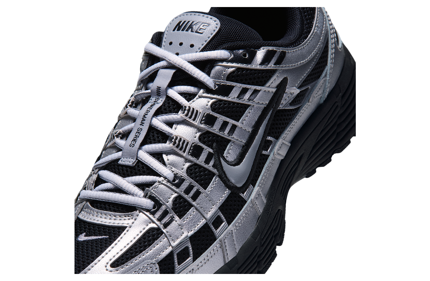 Nike P-6000 WMNS Black / Metallic Silver