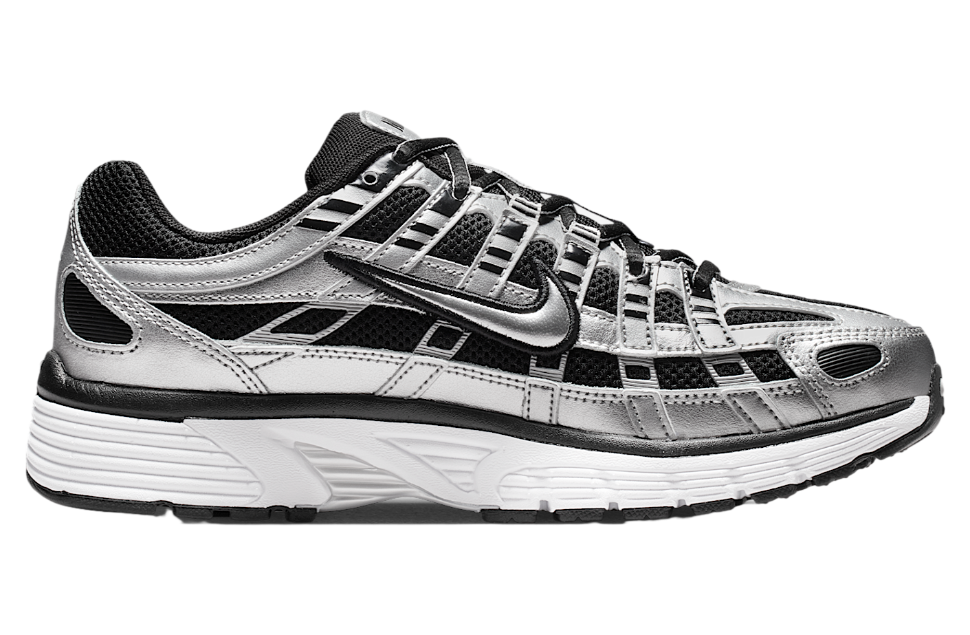 Nike P-6000 WMNS Metallic Silver / Black