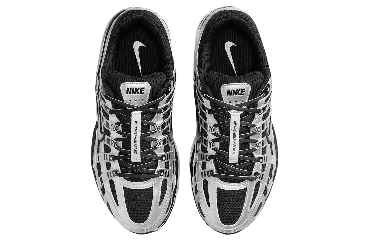 Nike P-6000 WMNS Metallic Silver / Black