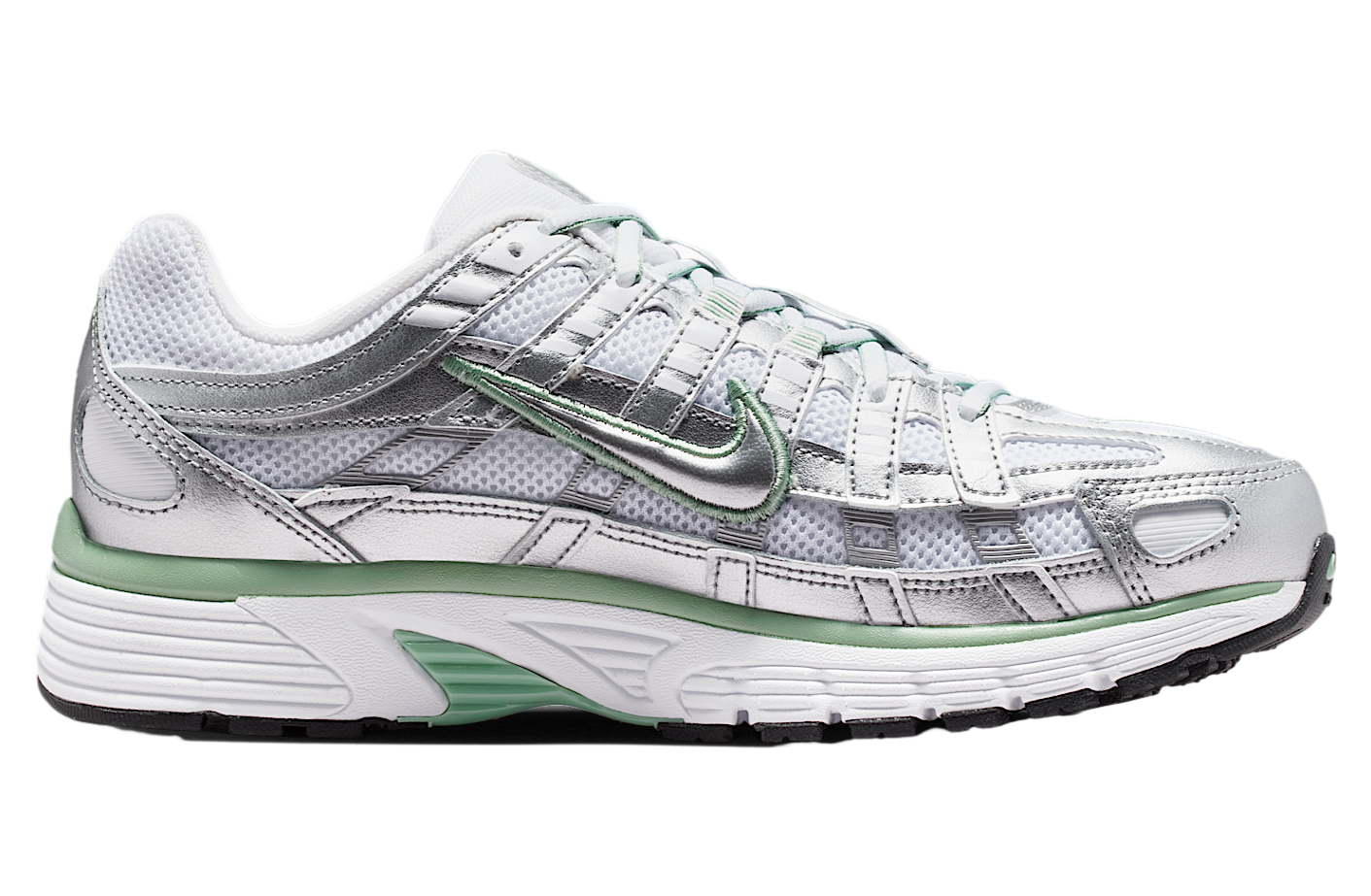 Nike P-6000 WMNS Metallic Silver / White / Steam