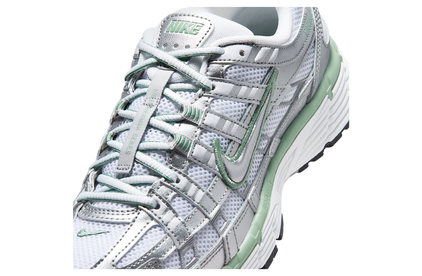 Nike P-6000 WMNS Metallic Silver / White / Steam