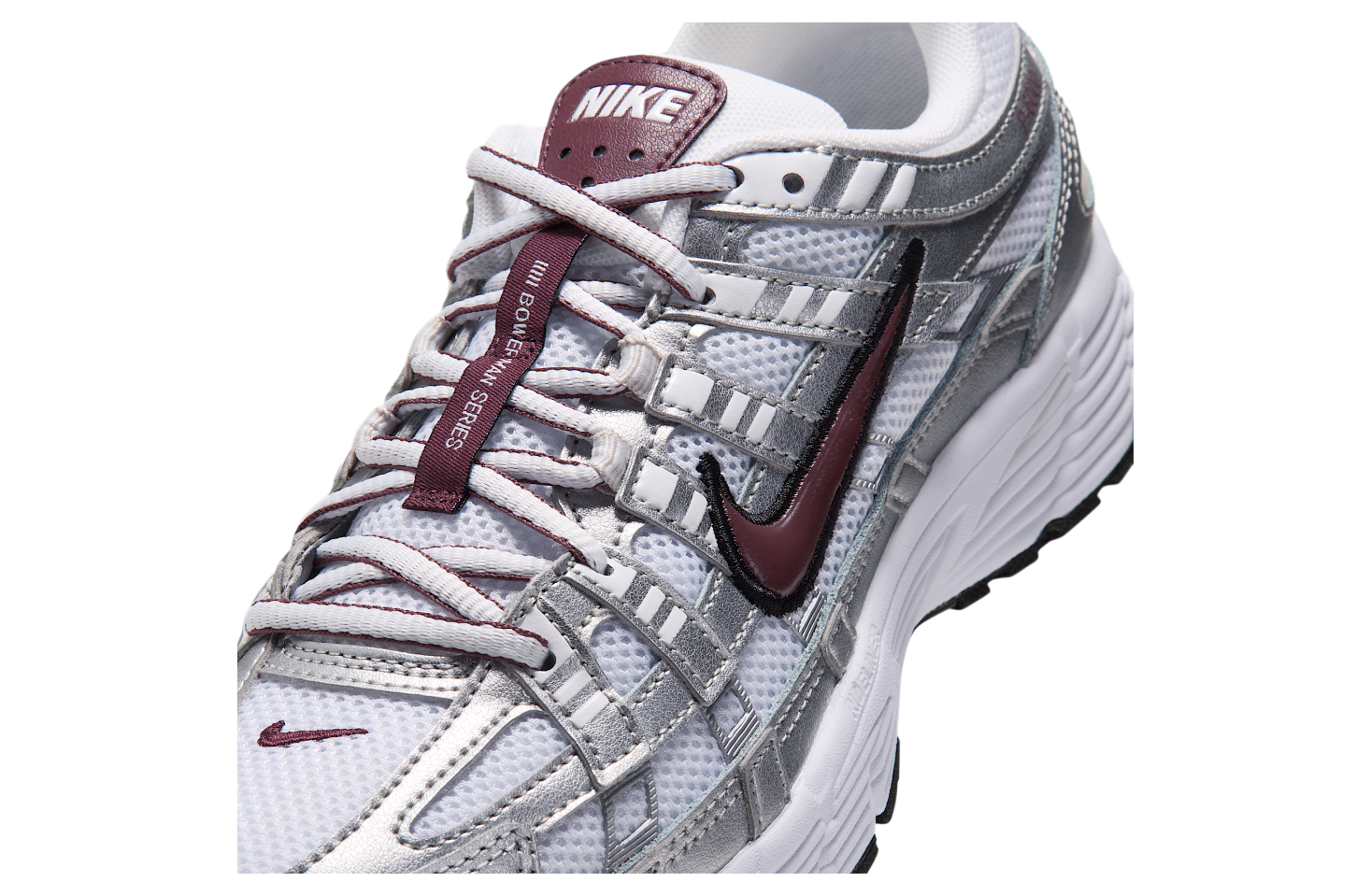 Nike P-6000 WMNS White / Metallic Silver / Mystic Dates