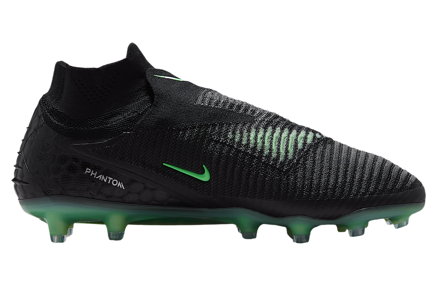Nike Phantom 6 High Elite AG Black / Illusion Green