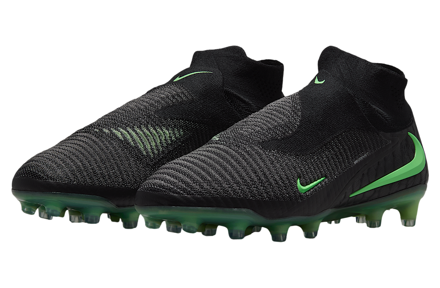 Nike Phantom 6 High Elite AG Black / Illusion Green