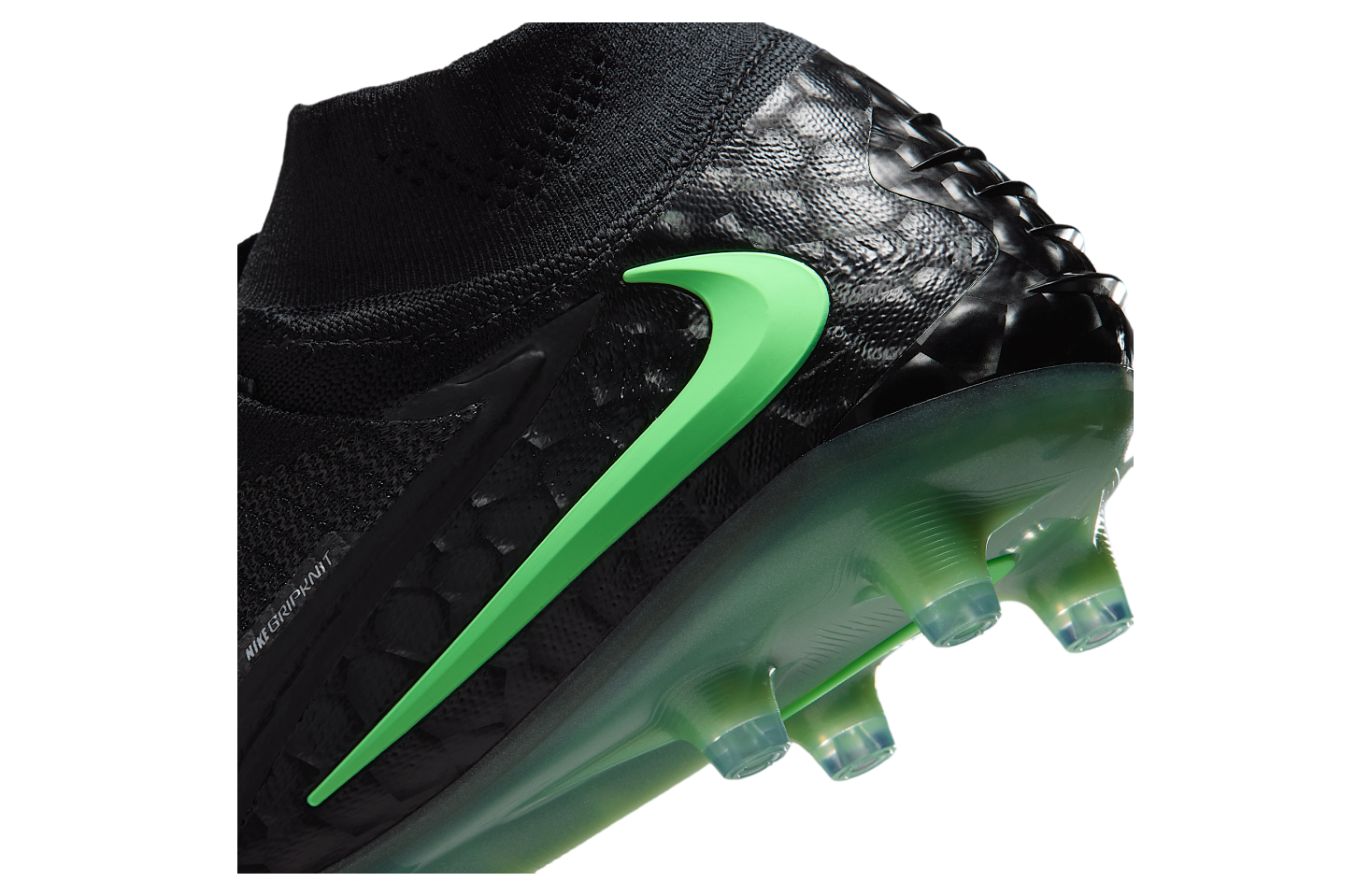 Nike Phantom 6 High Elite AG Black / Illusion Green