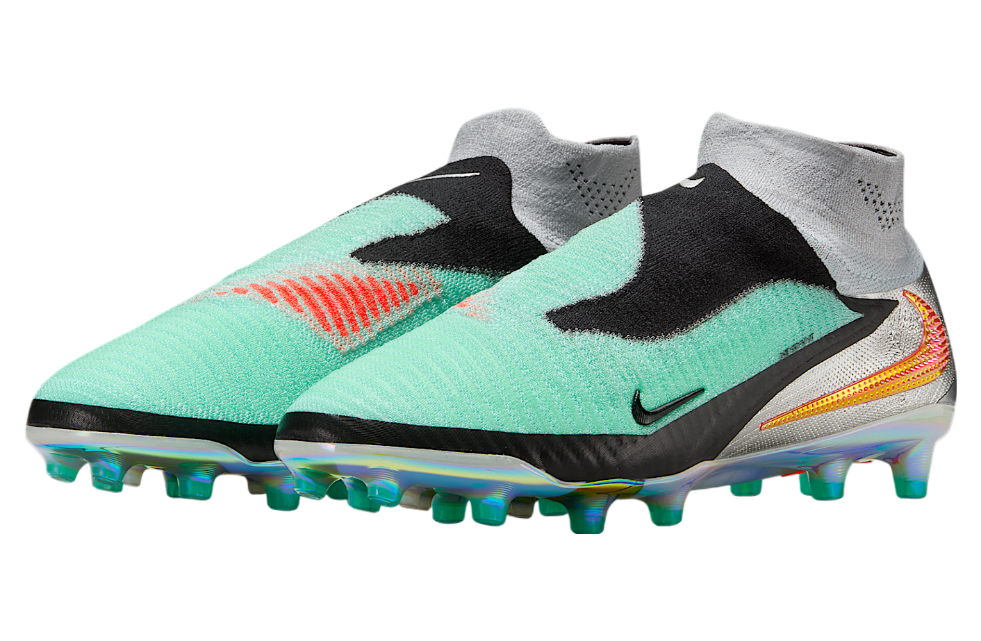 Nike Phantom 6 High Elite AG Chrome / Black