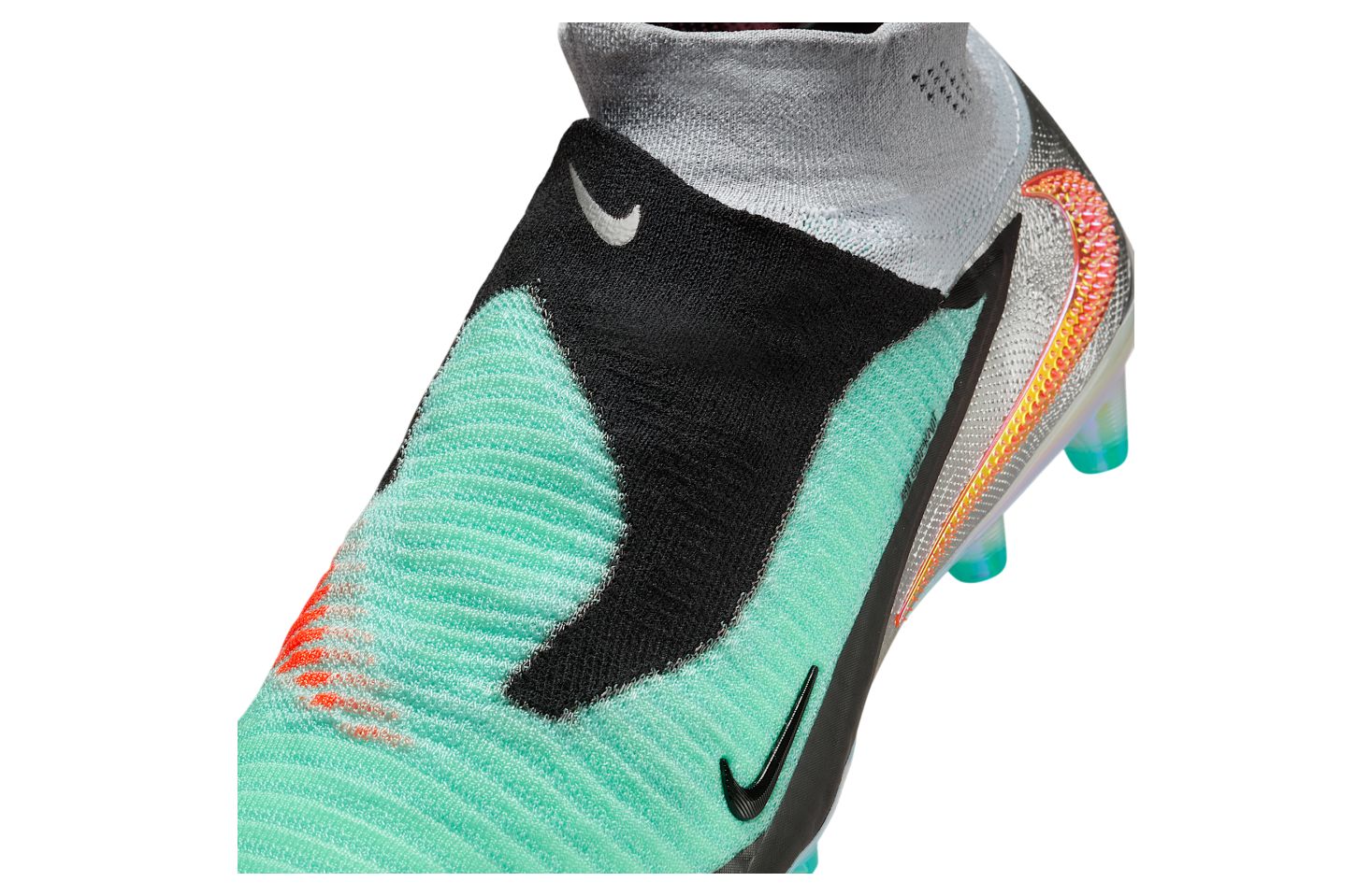 Nike Phantom 6 High Elite AG Chrome / Black