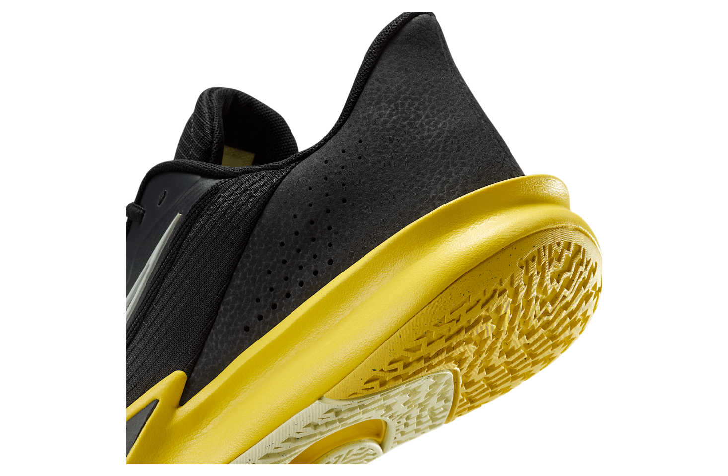 New Nike Precision 7 Lightening Black Shoes Yellow Accents & White size:11 Nike Precision 7 Black / Lightning - Mar 2025 - HJ9153-001  main image 4