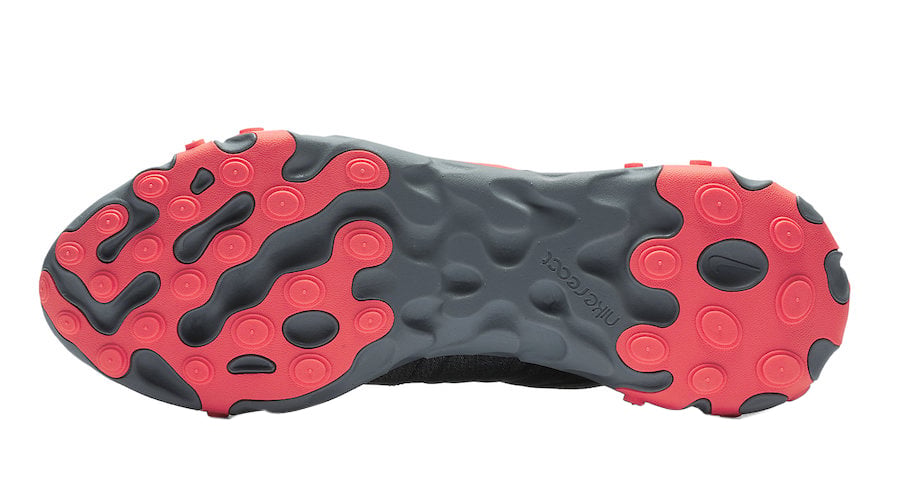 Nike React Element 55 Black Solar Red